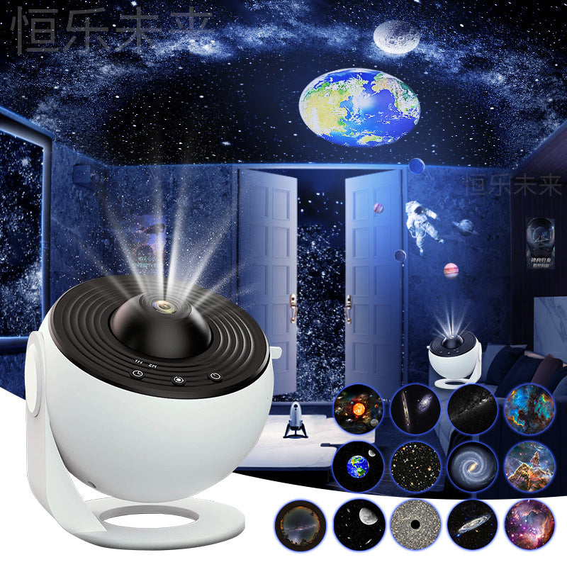 Night Light Galaxy Projector For Bedroom