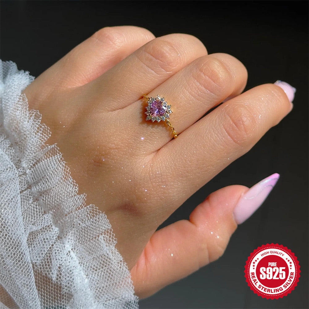 Loving Heart In Sterling Silver