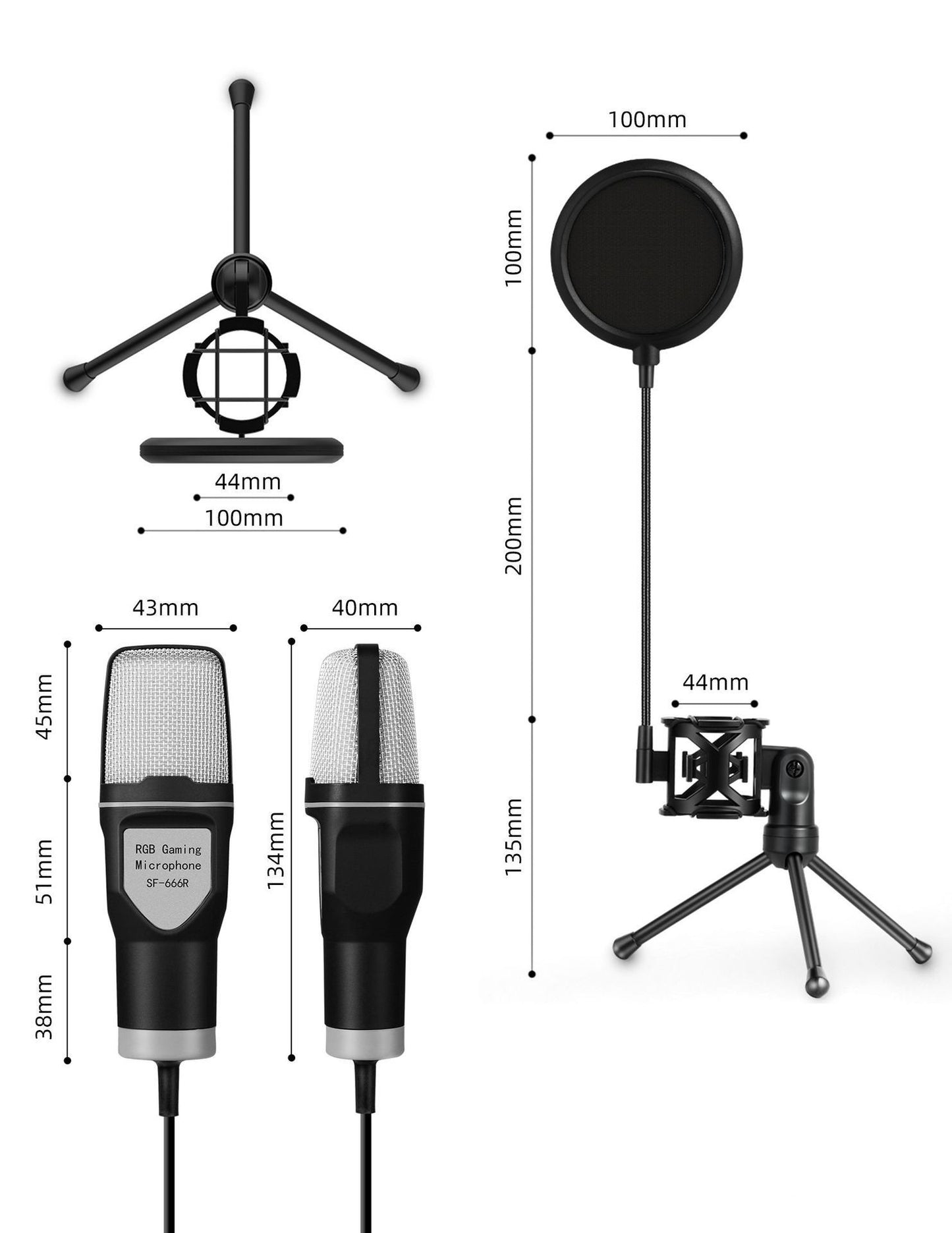 Desktop Microphone Live Conference
