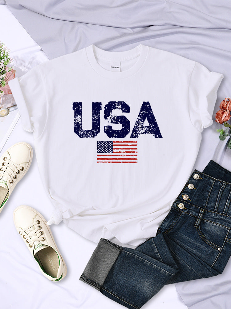 American Letters American Stars And Stripes Printed