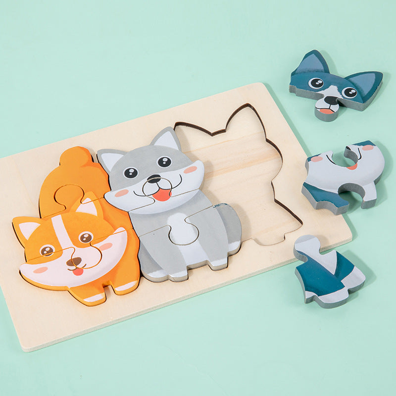 Animals Puzzle Blocks Toys