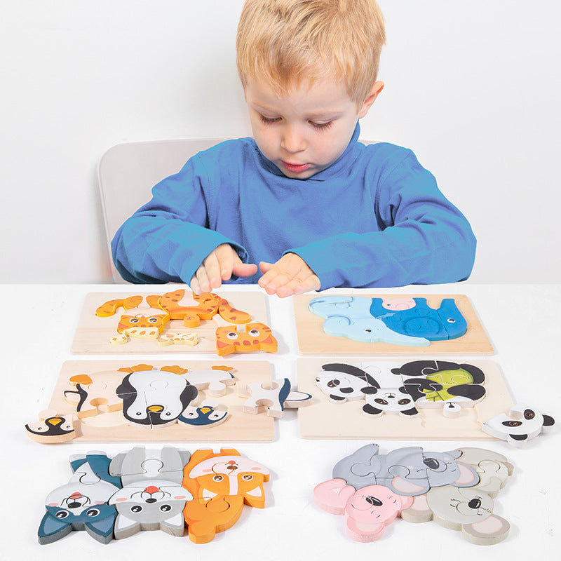 Animals Puzzle Blocks Toys