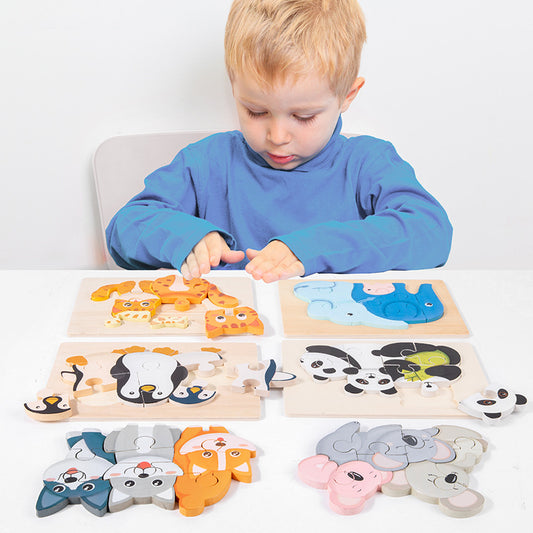 Animals Puzzle Blocks Toys
