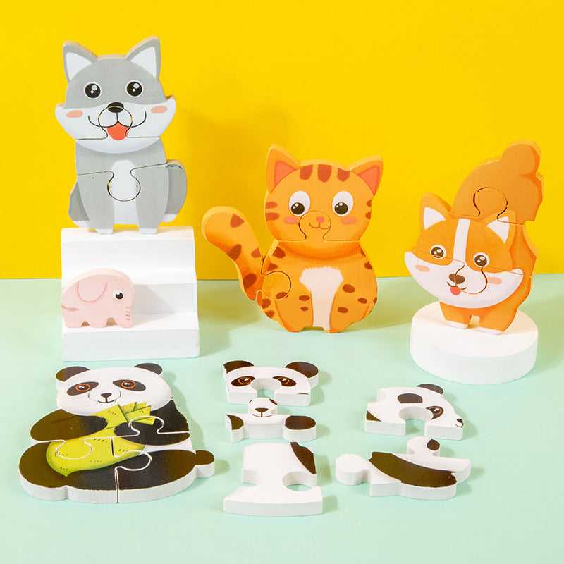 Animals Puzzle Blocks Toys