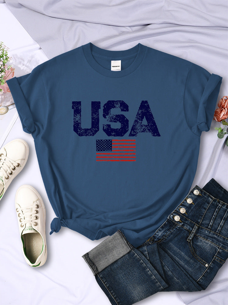 American Letters American Stars And Stripes Printed