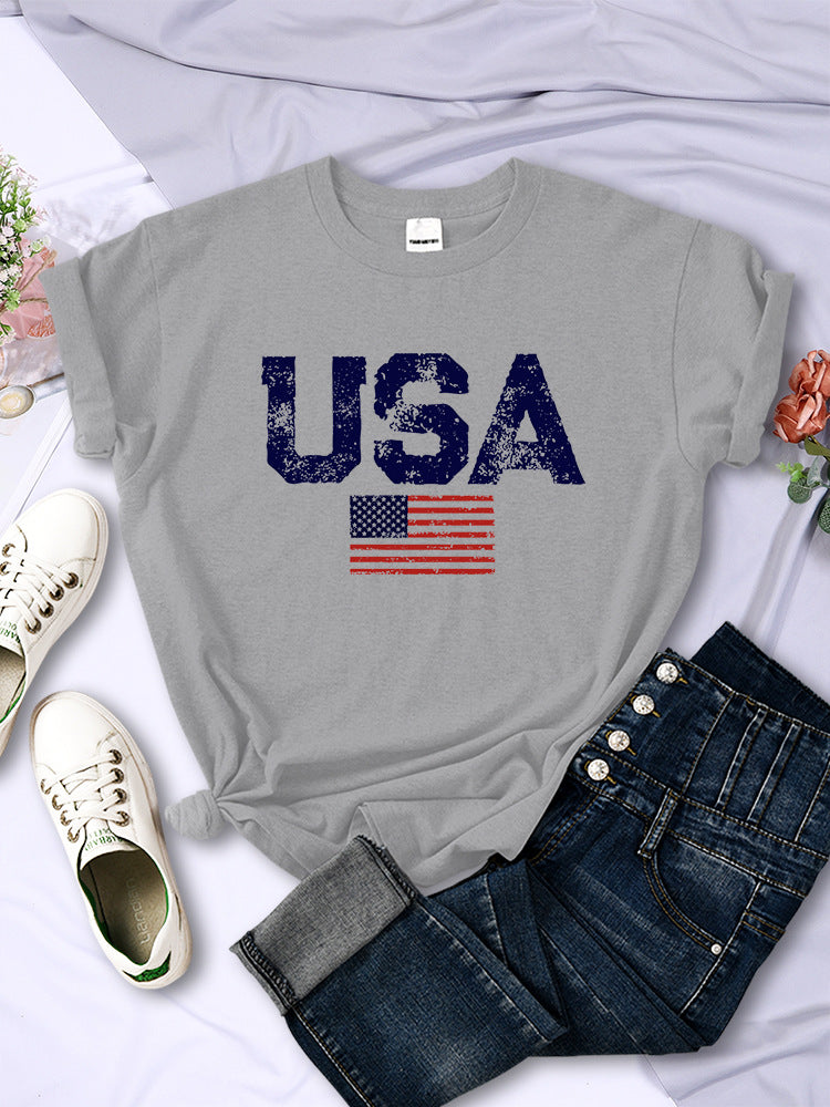 American Letters American Stars And Stripes Printed