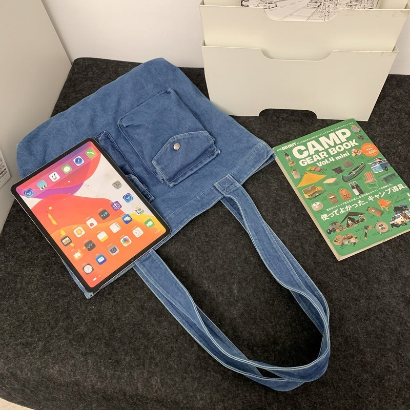 Retro Denim Shoulder Bag