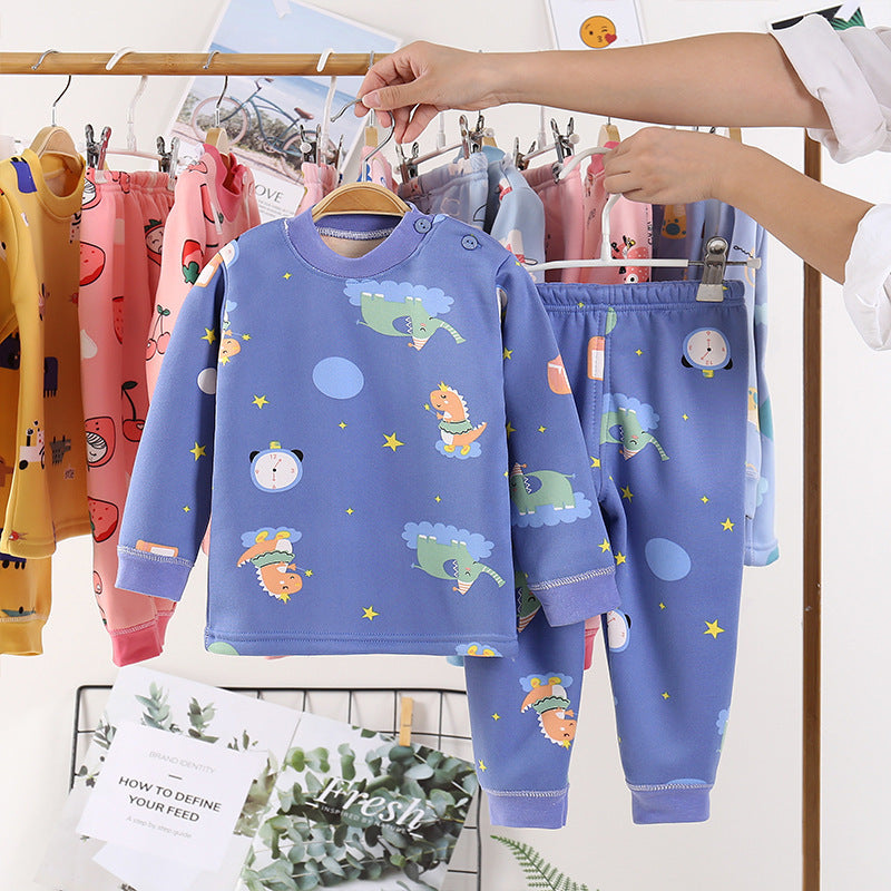 Clothing Winter Boys And Girls Thickened Autumn Clothes Long Trousers