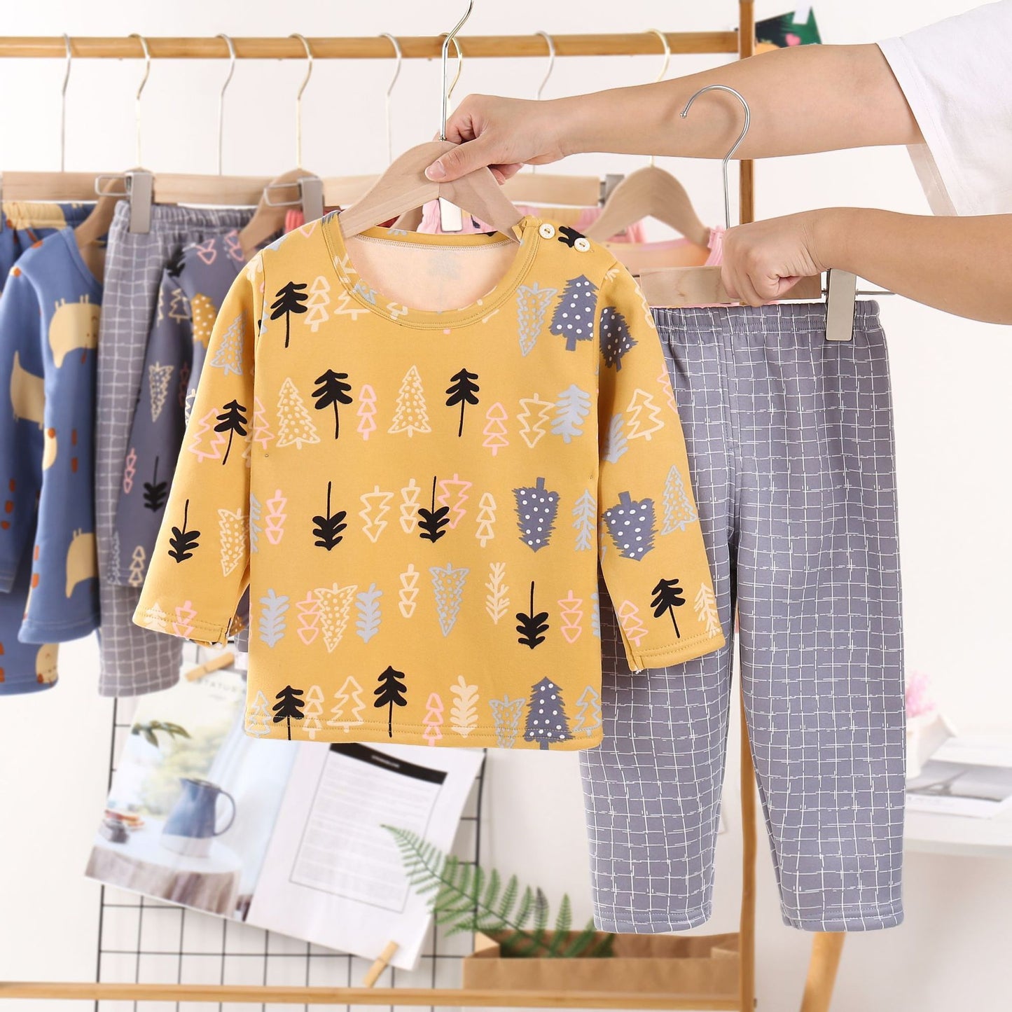 Clothing Winter Boys And Girls Thickened Autumn Clothes Long Trousers