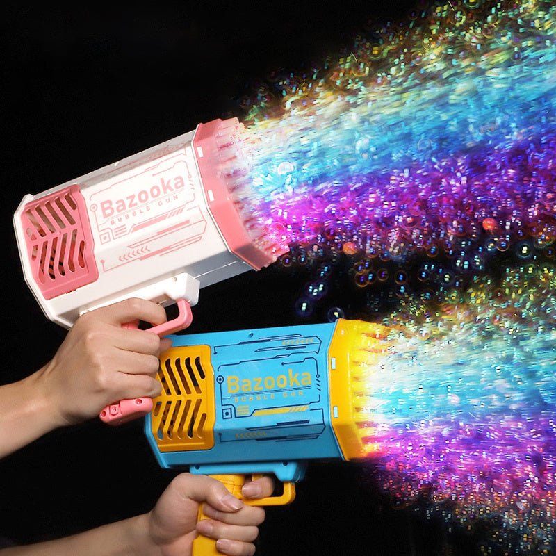 Bubbles Machine Gun Shape Automatic Blower With Light