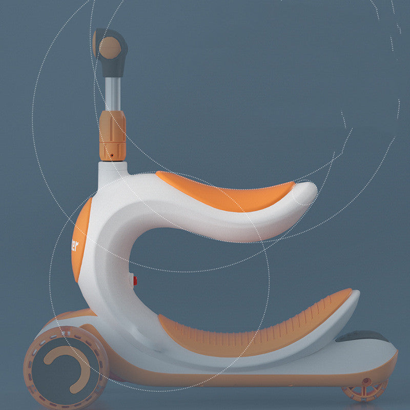 Anti-rollover Pedal Scooter