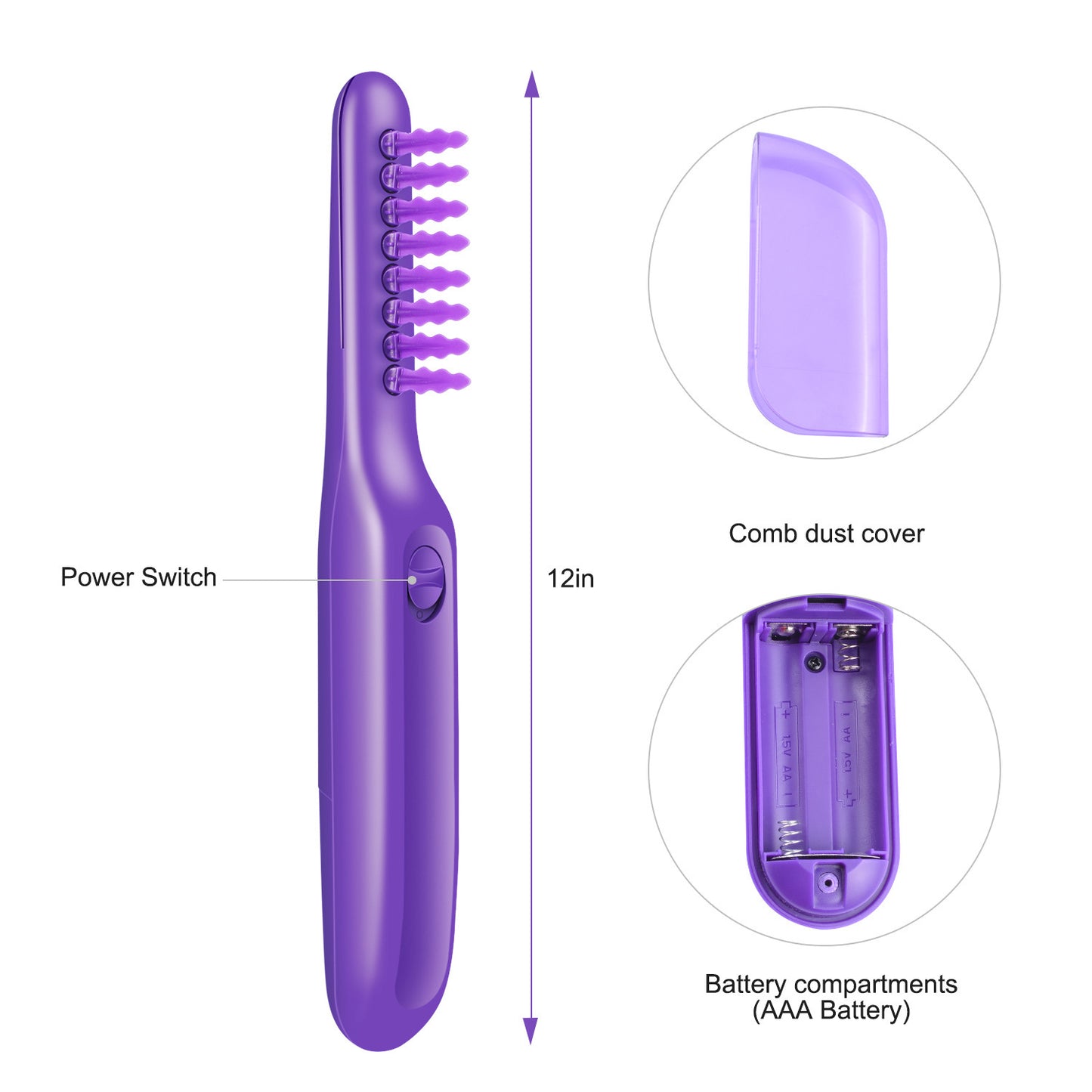 Electric Brush Scalp Massage Hair Brush