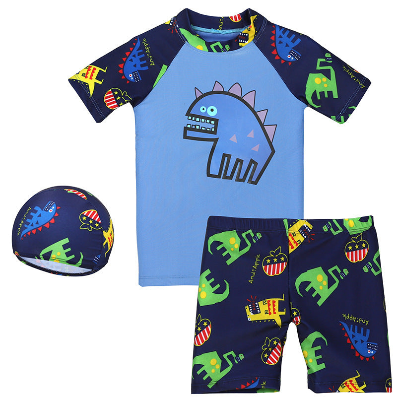 Swimsuit Cartoon Quick-drying Boy Swimwear