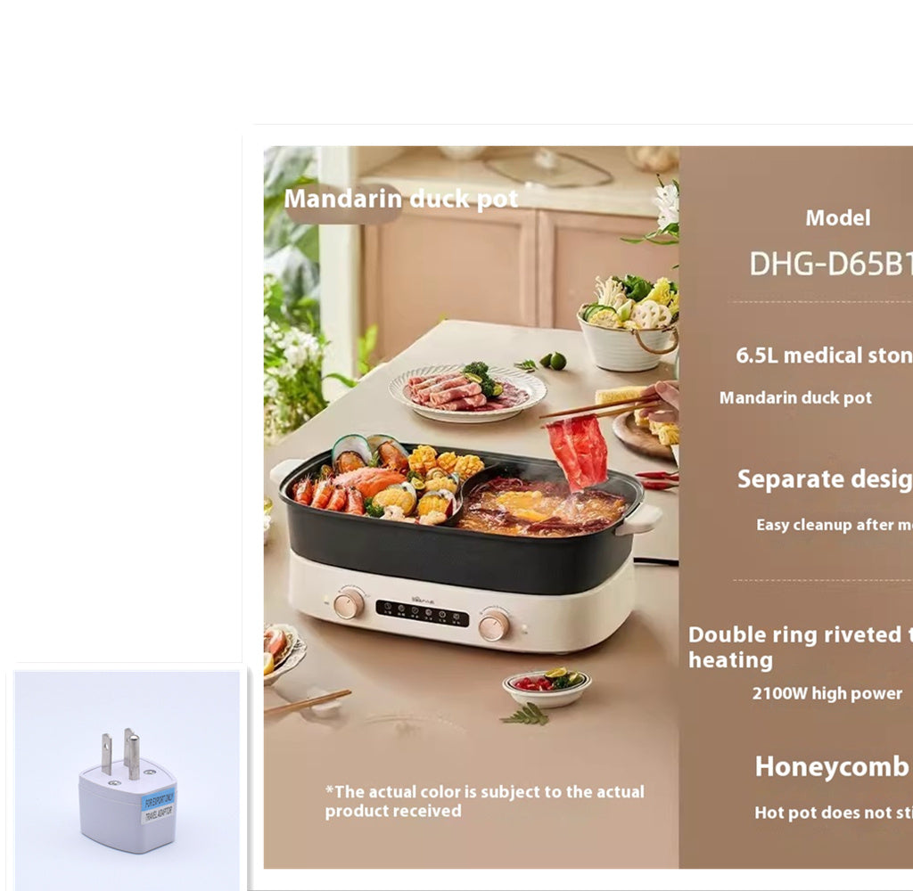 Hot Pot Electric Chafing Dish Split Multifunctional