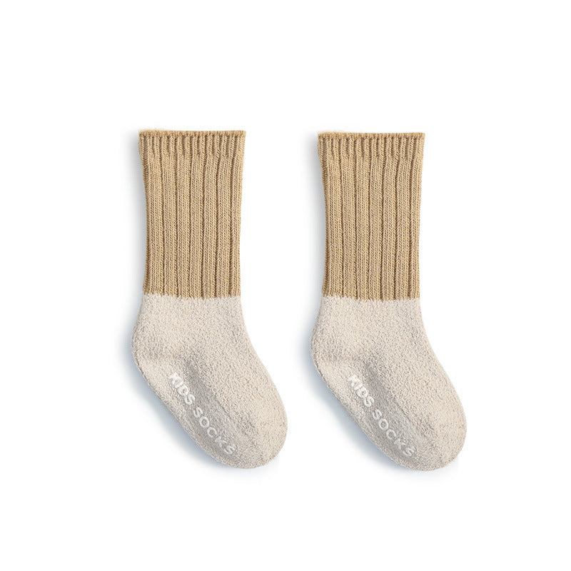 Cotton Thickened Fleece Lined Socks