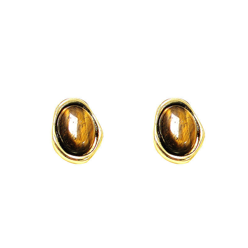 Retro Oval Earrings