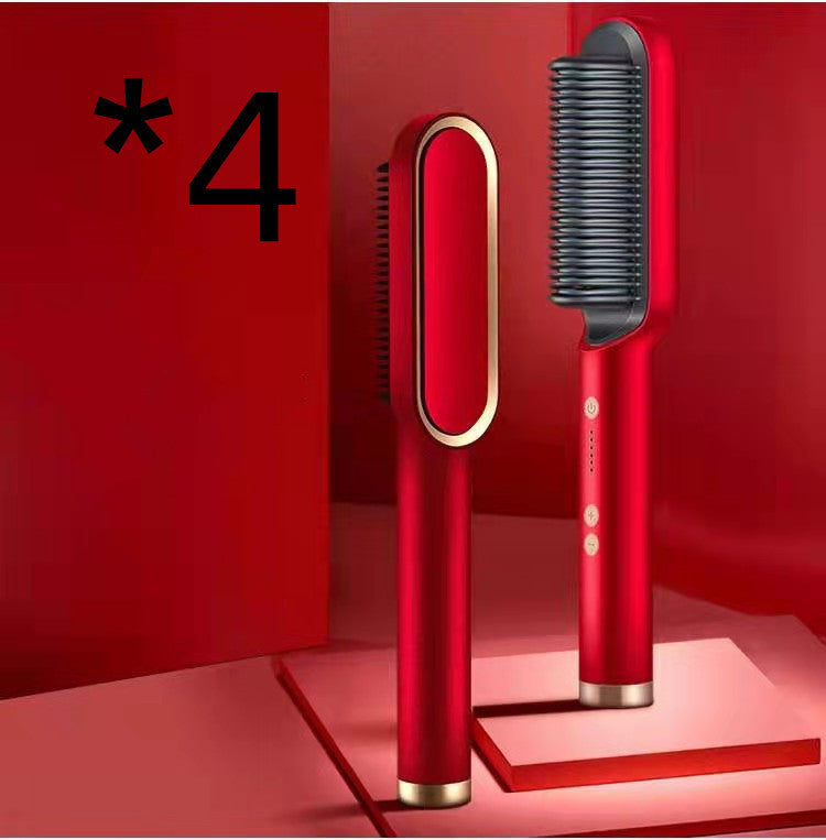 New 2 In 1 Hair Straightener Hot Comb  Dual-purpose Electric Hair Brush