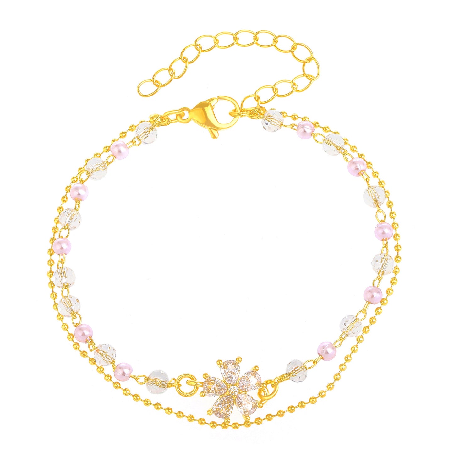 French Retro Double-layer Bracelet