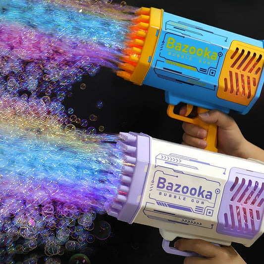 Bubbles Machine Gun Shape Automatic Blower With Light
