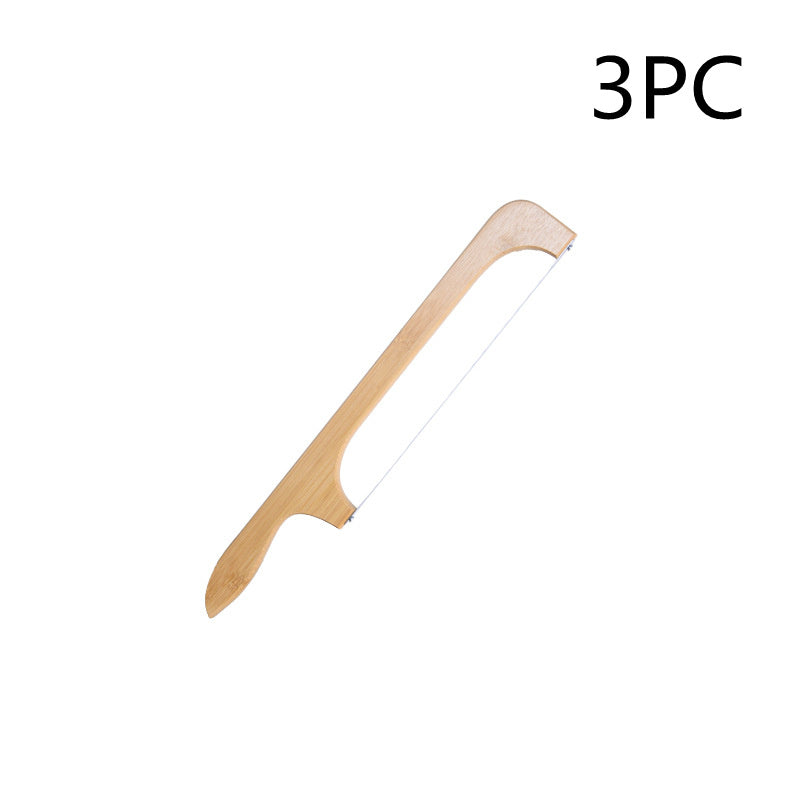 Wooden Cutting Serrated Bread Knife