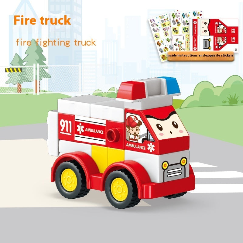 Puzzle Assembled Building Block Toys