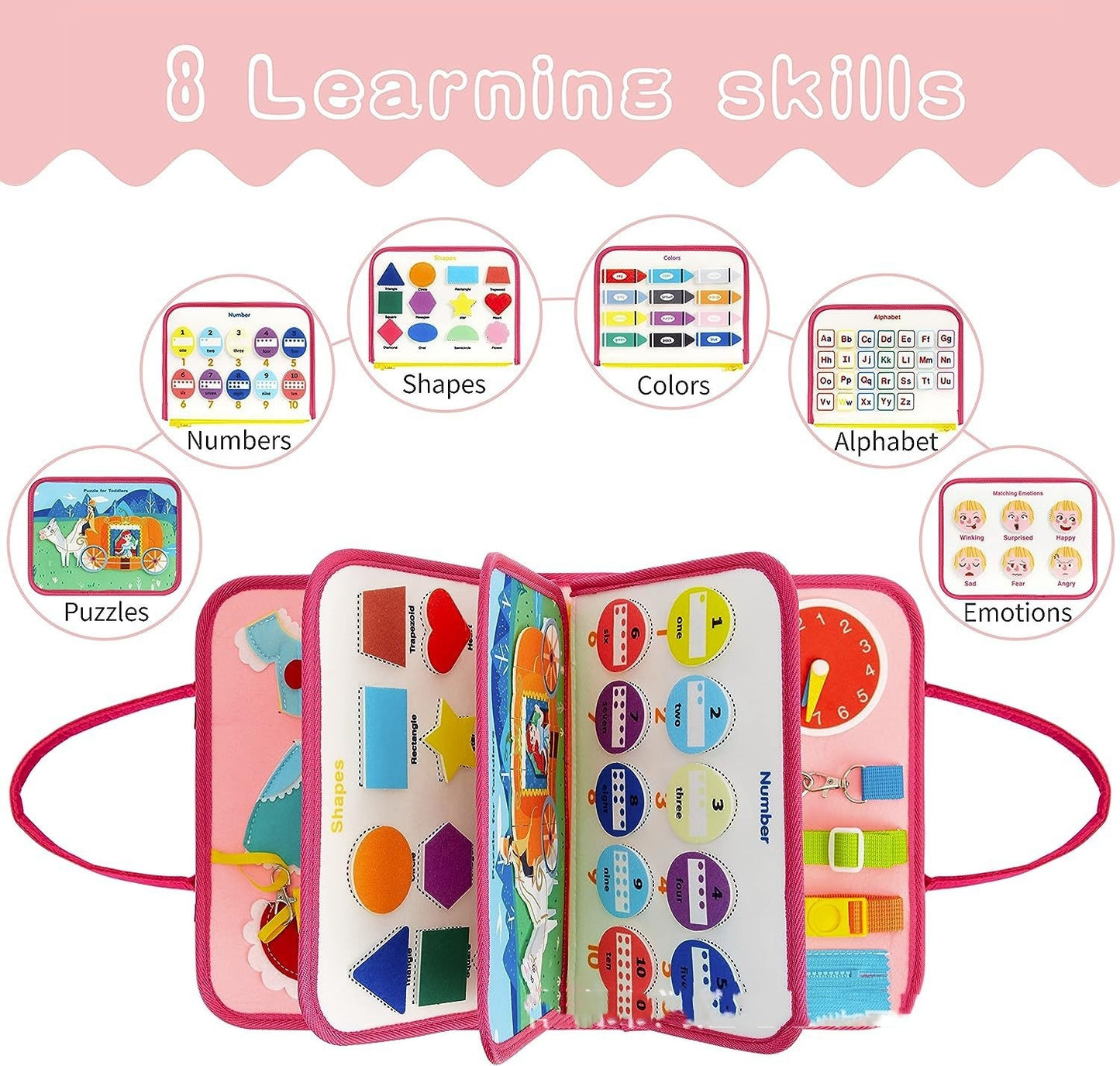 Early Childhood Educational Toys Felt Busy Board