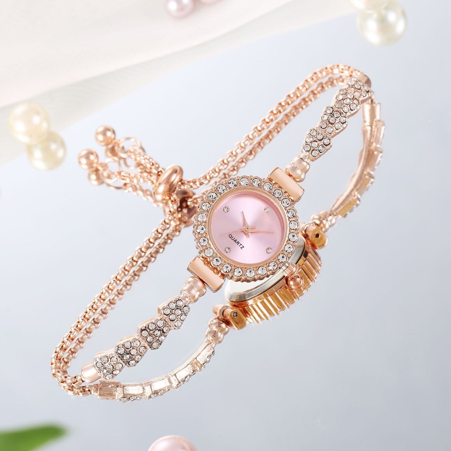 Luxury Women's Watch Gold Fine Strap