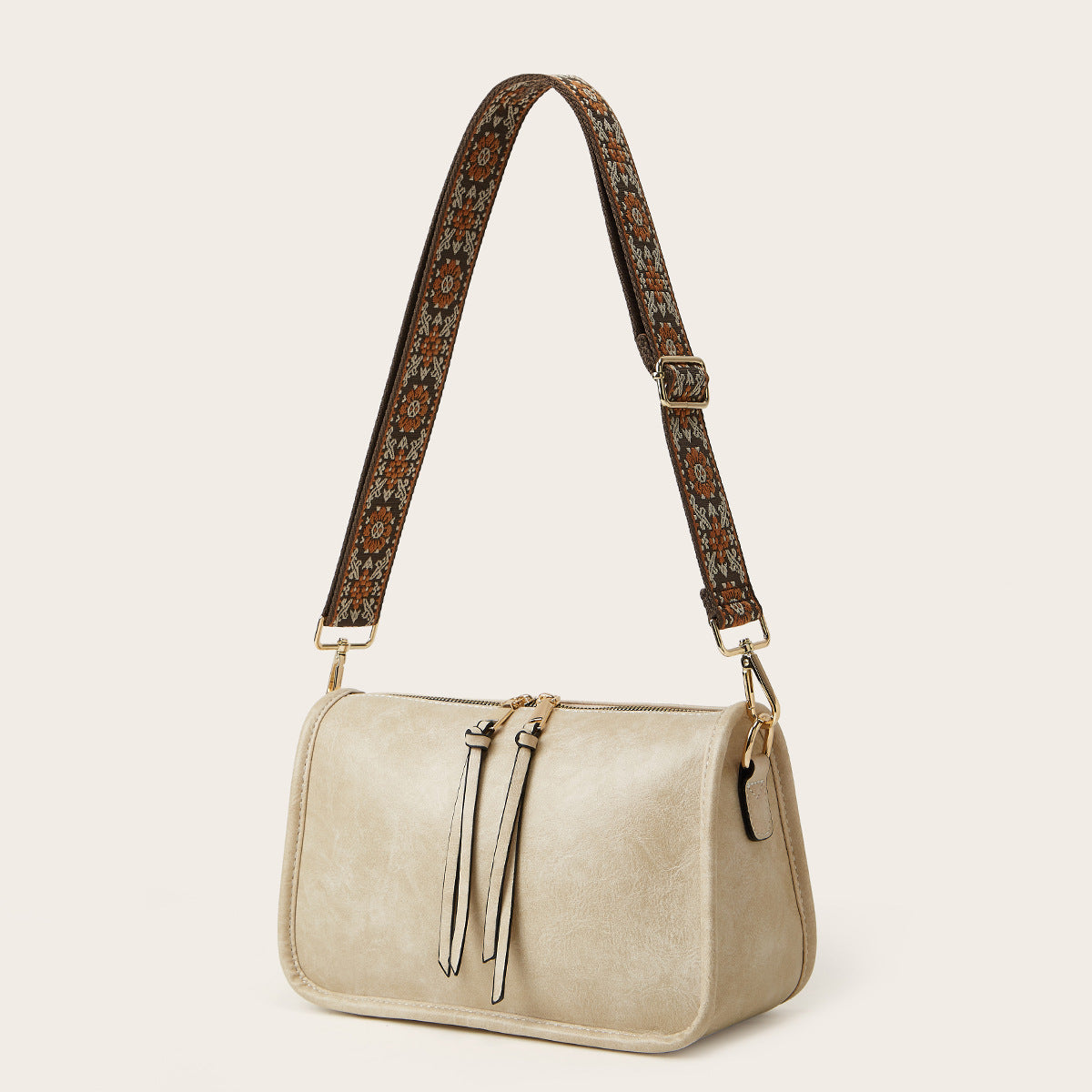 Bohemian Wide Shoulder Strap Crossbody