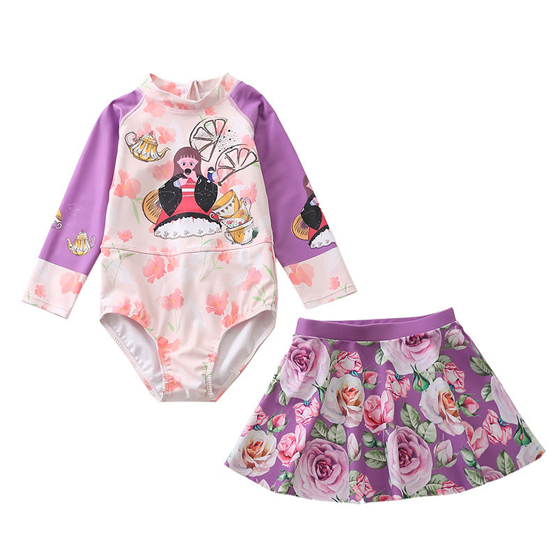 Children's Mermaid One Piece Swimwear