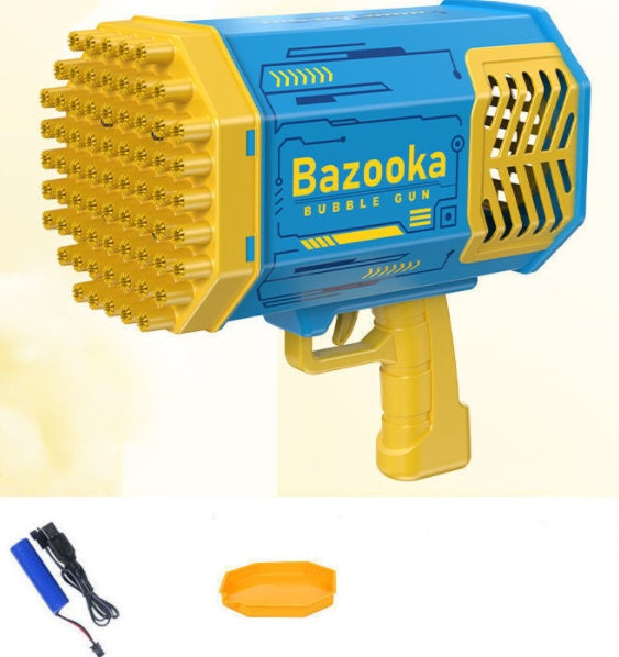 Bubbles Machine Gun Shape Automatic Blower With Light