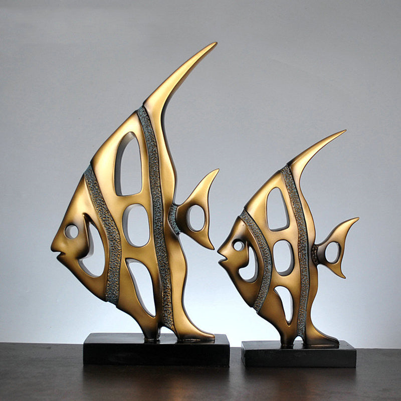 Couple Fish Decoration Style Home Accessories
