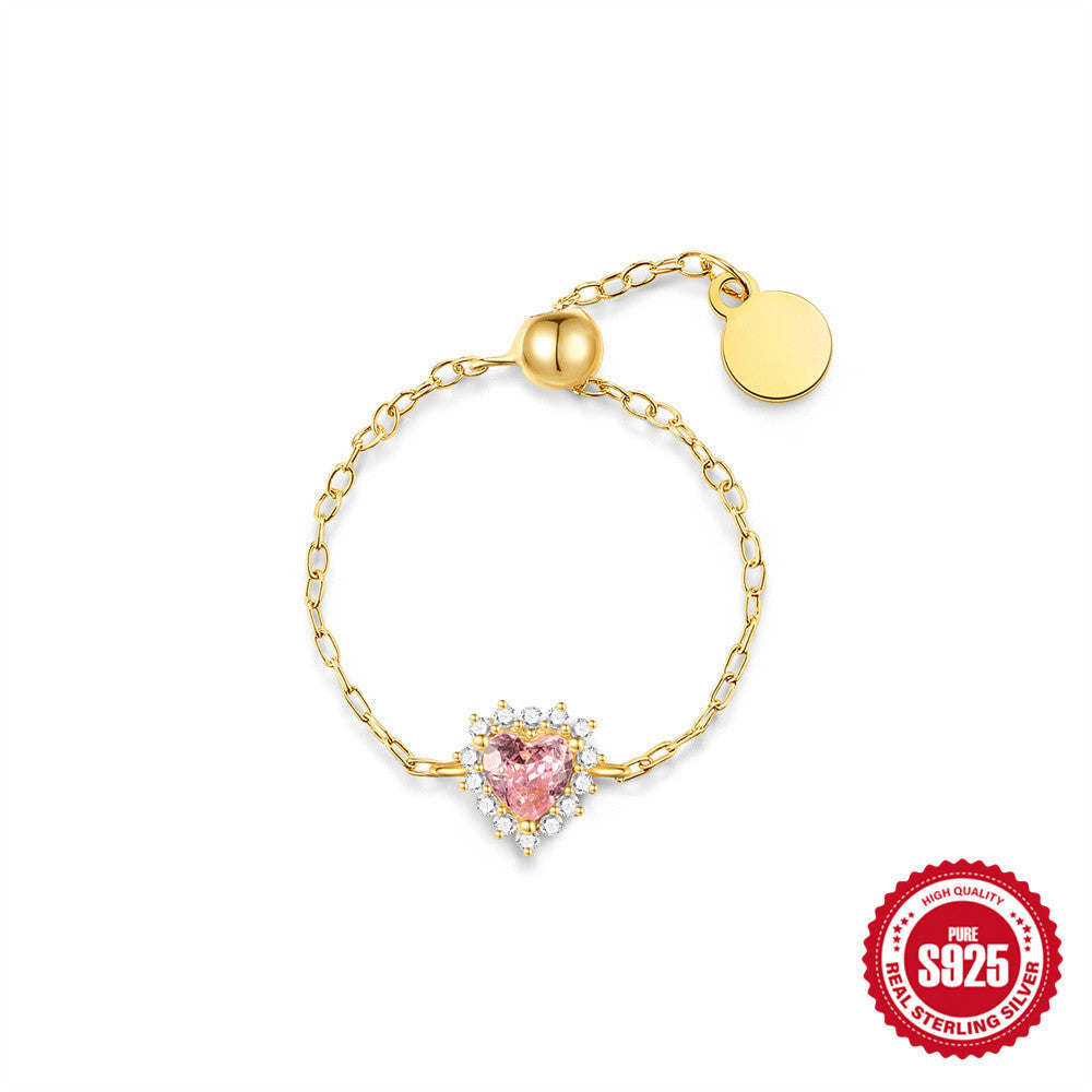 Loving Heart In Sterling Silver