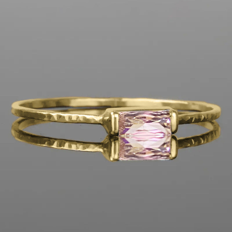 Simple Fine Circle Ring Fashion Lady