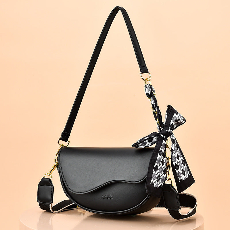 Light Luxury Fall Winter Fashion Saddle Bag