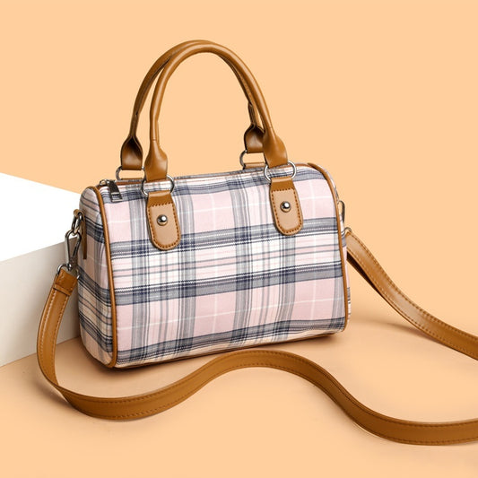 Style Round Barrel Shoulder Bag