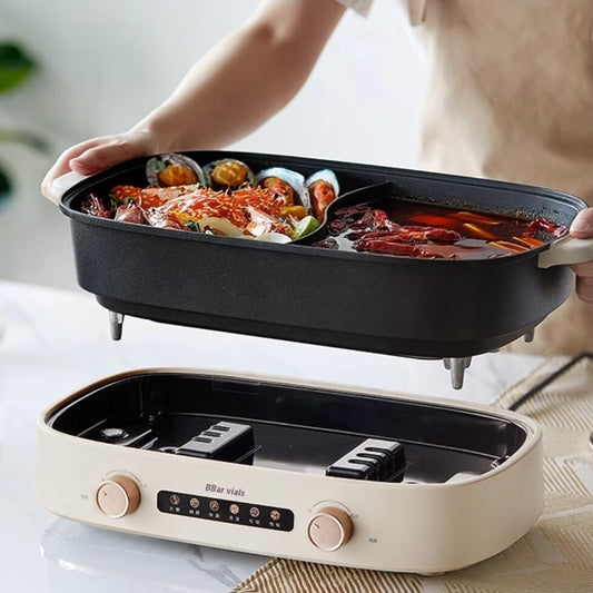 Hot Pot Electric Chafing Dish Split Multifunctional