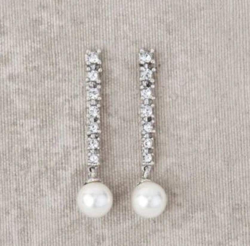 Zircon Pearl Earrings Fashion