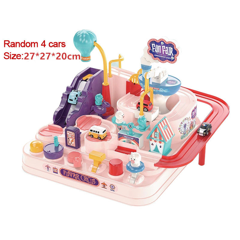 Big Adventure Parking Lot Rail Car Toy