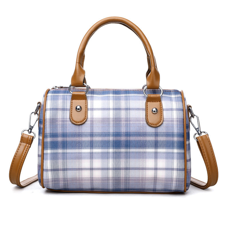 Style Round Barrel Shoulder Bag