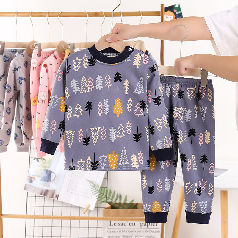 Clothing Winter Boys And Girls Thickened Autumn Clothes Long Trousers