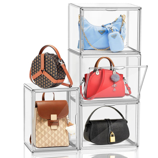 Transparent Stackable Handbag Display