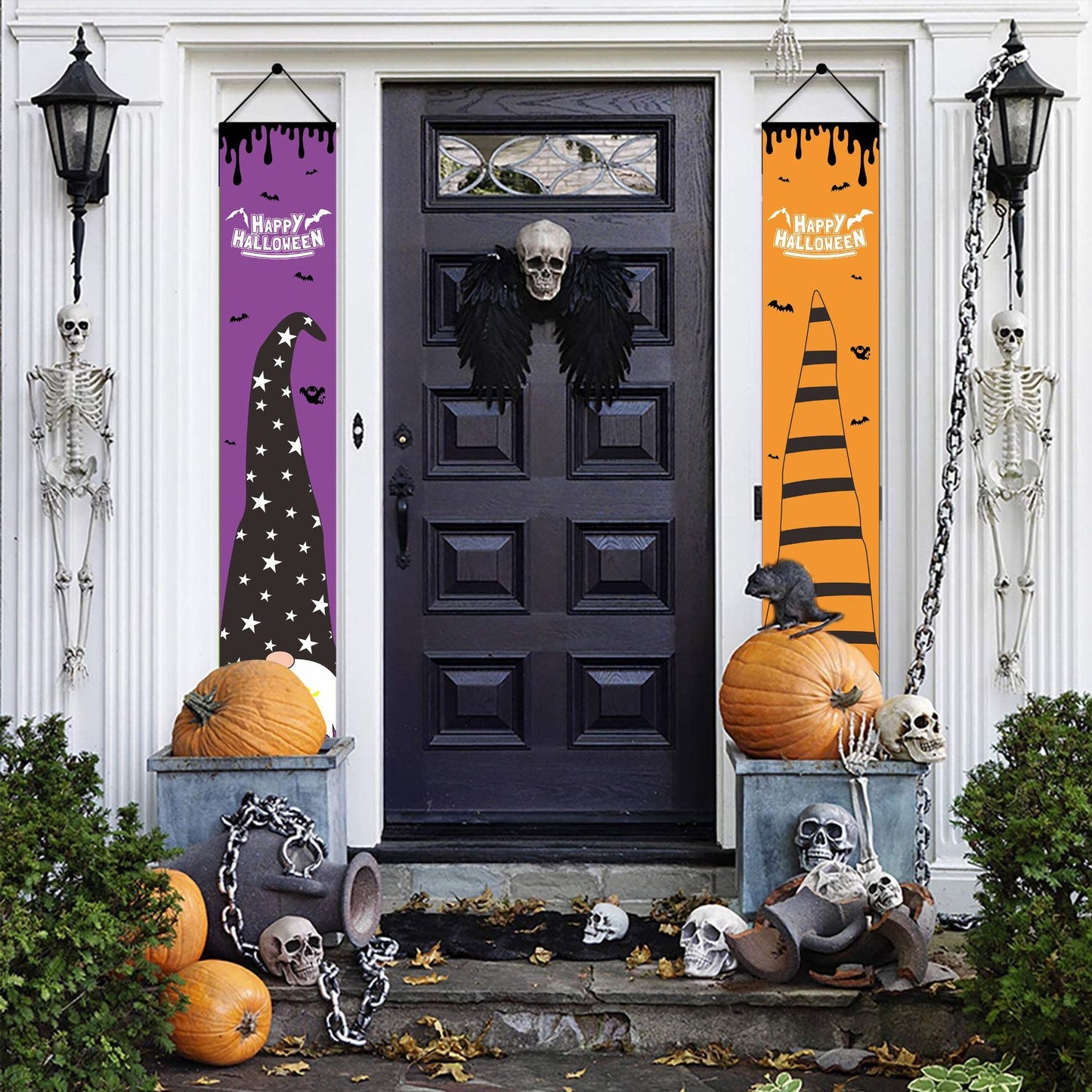 Halloween Banner Couplet Cartoon