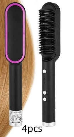 New 2 In 1 Hair Straightener Hot Comb  Dual-purpose Electric Hair Brush