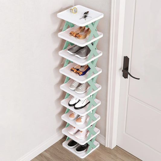 Shoe Rack Plastic Vertical Shoe Organizer