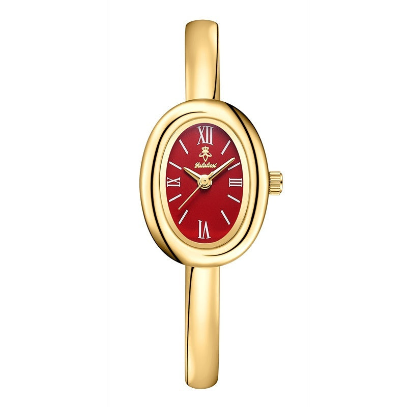 Multifunctional Oval Retro Quartz Watch