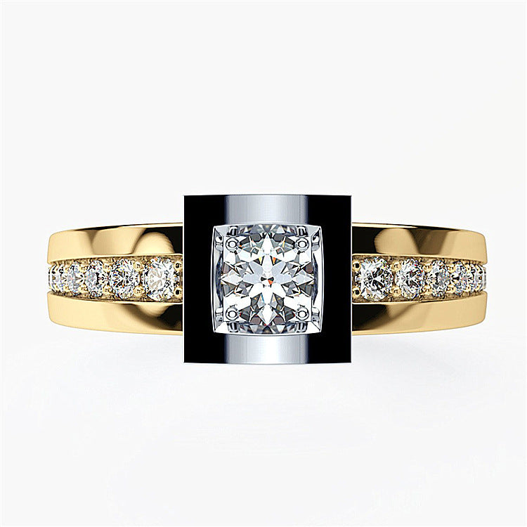 Geometric Square Ring