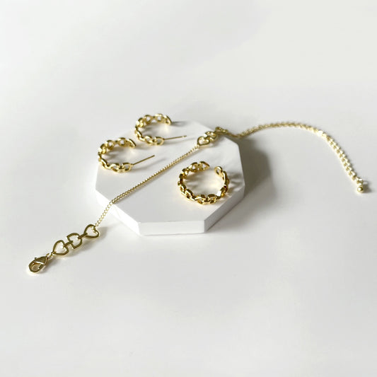 Minimalist Letter Jewelry Sets