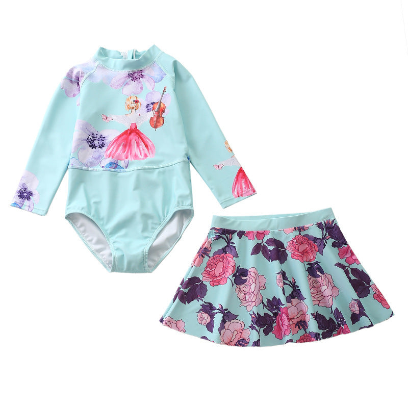 Children's Mermaid One Piece Swimwear