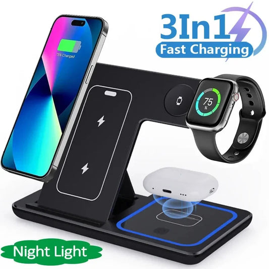 Wireless Charger Stand Foldable Charging Station
