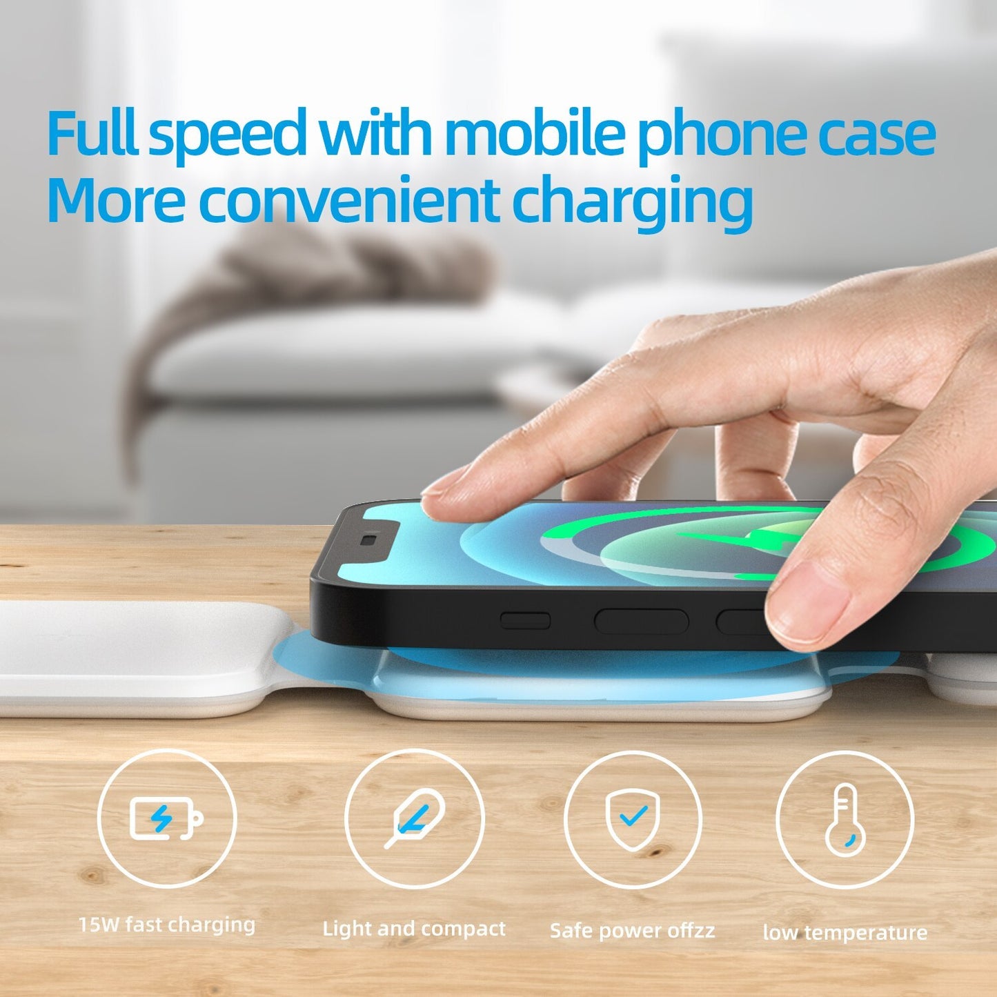 Magnetic Foldable Wireless Charger Multi-device